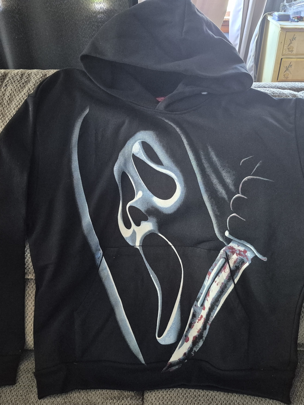 Evil Vice Mils Ghostface Scream Hoodie Size XL